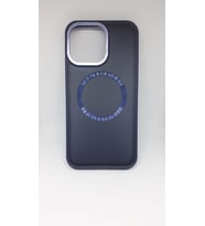 İphone 15 Pro Max Mat Elektro  Magsafe Kılıf (Lacivert)