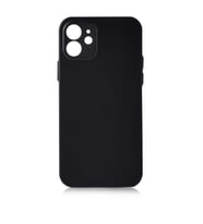 iPhone 12 Kılıf Mat Ultra İnce Slims Kapak (Siyah)