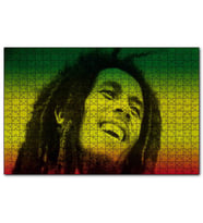 Cakapuzzle Bob Marley Gülüşü  Puzzle Yapboz MDF (Ahşap) (255 Parça)