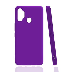 Tecno Spark 7 Pro Kılıf Zore Biye Silikon Kılıf (Mor)