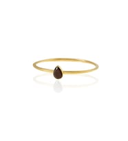 Kadir Jewellery Zirkon Taşlı Ayarlanabilir 22 Ayar Altın Kaplama Bilezik (Kahverengi)