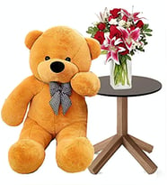 120cm Sevimli Peluş Ayı (Kahverengi Açık)