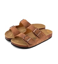 RoyJones Terlik Modelleri Unisex Anatomik Günlük Terlik 7001 (Taba)