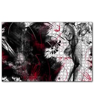 Cakapuzzle Karışık Dalgalar Noktalar ve Çizgiler  Puzzle Yapboz MDF (Ahşap) (1000 Parça)