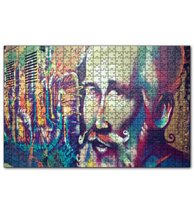 Cakapuzzle Stalin Duvar Boyama  Puzzle Yapboz MDF (Ahşap) (1000 Parça)