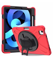 Apple iPad Pro 11 3. Nesil Kılıf Defender Askılı Zırhlı Tank Case A2377 A2459 A2 (Kırmızı)
