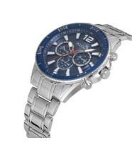 Polo Air Lüx Metal Erkek Kol Saati PL-0971Ex (Gümüş-Lacivert)