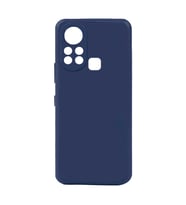 Kvy İnfinix Hot 11S Biye Silikon Kılıf (Lacivert)