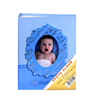 100’lük 10x15cm Bebek Fotoğraf Albümü (Mavi)