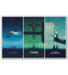 Cakapuzzle Yıldırım Tanrısı Thor Üçlemesi  Puzzle Yapboz MDF (Ahşap) (500 Parça)