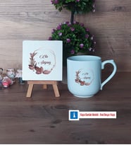 Doğum Günü Hediyesi İsme Özel Dekoratif Taş, Kupa Bardak Kırmızı Hediye (Model 4)