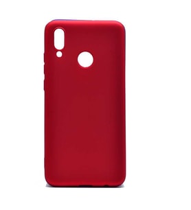 Huawei P Smart 2019 Kılıf Soft Mat Premier Case (Kırmızı)