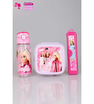 LİSANSLI BARBIE'NİN BESLENME VE BAKIM SETİ 3'LÜ YEMEK SETİ (Lila)