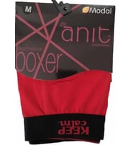 Anıt 1266 Modal Erkek Renkli Boxer 6'Lı  (Bordo)