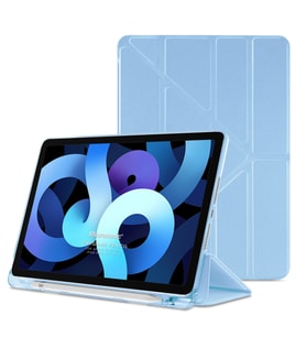 Microsonic Apple iPad Air 11 2024 Kılıf (A2902-A2903) Origami Pencil Siyah (Mavi)
