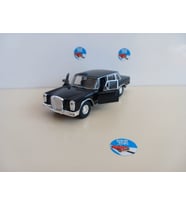 Mercedes-Benz 600 Metal Model Oyuncak Araba 12 Cm Nostaljik Klasik ( ÖZEL PLAKALI ) (Siyah)