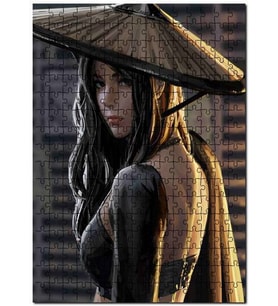 Cakapuzzle Kadın Fantazi Sanat Puzzle Yapboz MDF (Ahşap) (500 Parça)