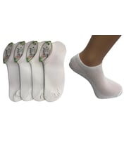 4'LÜ SET YAZLIK ERKEK SNEAKERS ÇORAP (Beyaz)