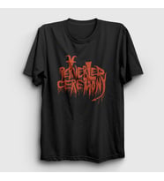 Presmono Unisex Beyaz Logo Perverted Ceremony T-Shirt 428191tt (Siyah)