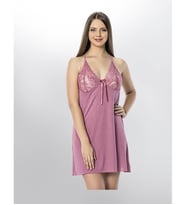 Kota Bayan Dantelli Gecelik 6334 (Pembe)