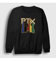 Presmono Unisex Beyaz Vintage Pentatonix Sweatshirt 75799tt (Siyah)