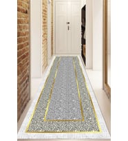 Dijital Baskılı Kaymaz Taban Yıkanabilir Modern Yolluk Ve Koridor Halısı NDU-SD-1071 (Bej)