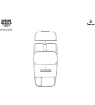 Meriç® Suzuki Wagon-R Ön Torpido Kaplama Maun 3 Parça 2000-2002 (Alüminyum)