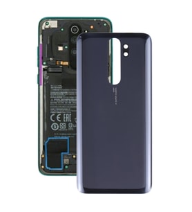 Xiaomi Redmi Note 8 Pro Uyumlu Arka Pil Batarya Kapağı M1906G7G (Siyah)