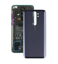 Xiaomi Redmi Note 8 Pro Uyumlu Arka Pil Batarya Kapağı M1906G7G (Siyah)