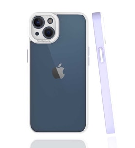 Uyumlu Model Apple iPhone 13 Kılıf Koruyucu Mat Mima Kapak (Lila)