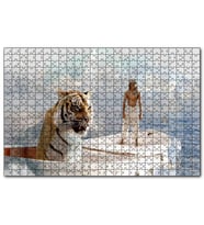 Cakapuzzle Pi'nin Yaşamı Sandalda Kader Arkadaşları  Puzzle Yapboz MDF (Ahşap) (500 Parça)