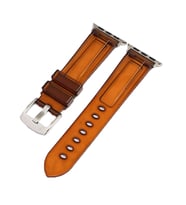 BİPOWER Apple Watch 42-44mm KRD-23 Transparent Kordon (Kahverengi)