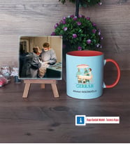 Cerraha Hediye Fotoğraflı Dekoratif Taş, Kupa Bardak Beyaz Hediye (Model 13)