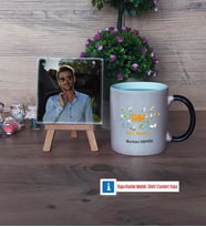SMM Mali Müşavir Fotoğraflı Dekoratif Taş, Kupa Bardak Beyaz HediyeMuhasebeciler Günü Hediyesi (Model 9)