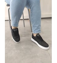 Unisex Günlük Ayakkabı Spor Ayakkabı Sneaker Mg03 (Siyah)