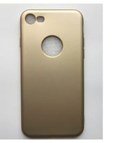 Apple iPhone 7 Premium Silikon Kılıf (Gold)