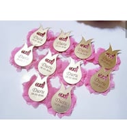 Kişiye Özel Pleksi Bebek Magnet Hatıra (Gümüş)