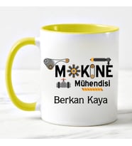 Makine Mühendisi Kupa Bardağı (Sarı)