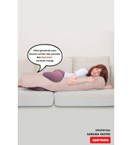 XPERMATE Sarılma Yastığı , Uyku Yastığı , Bacak Arası Yastığı Silindir 150x20 cm (Pembe)