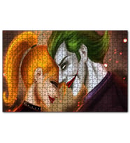 Cakapuzzle Joker And Harley Quinn Görseli  Puzzle Yapboz MDF (Ahşap) (500 Parça)