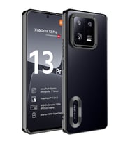 Xiaomi Mi 13 Pro Kılıf Kamera Korumalı Logo Gösteren Zore Omega Kılıf (Siyah)