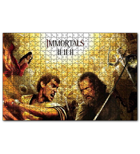 Cakapuzzle Ölümsüzler İki Karakter  Puzzle Yapboz MDF (Ahşap) (500 Parça)