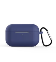 Microsonic Apple AirPods Pro Askılı Mat Silikon Kılıf (Lacivert)