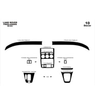 Meriç® Land Rover Freelander Ön Torpido Kaplama Maun 10 Parça 2000-2003 (Piano Black)