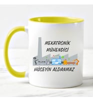 Mekatronik Mühendisi Kupa Bardağı (Sarı)