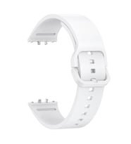 Microsonic Samsung Galaxy Fit 3 Kordon Silicone Sport Band Siyah (Beyaz)