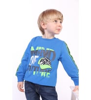 Toontoy Erkek Çocuk Mınd Of Future Baskılı Sweatshirt (Saks)