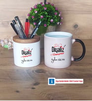 Diyaliz Hemşiresi Kalemlik, Kupa Bardak T Kişiye Özel Hediye Tıp Bayramı Hediyesi Hemşireler Günü Hediyesi (Model 3)