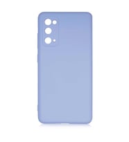 Galaxy S20 FE Kılıf Kamera Korumalı Lansman Silikon Kadife İç yYüzey (Lila)
