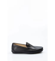 FAST STEP Hakiki Deri Erkek Loafer Ayakkabı 628MA02 (Siyah)